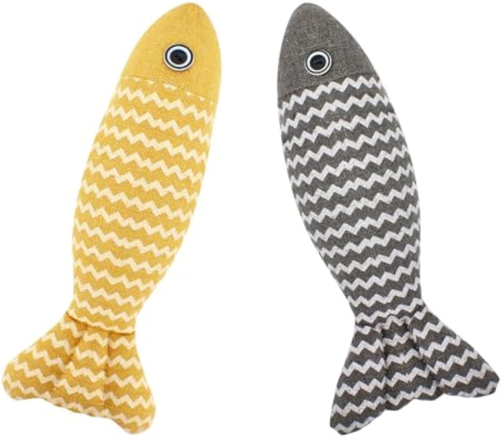 3 Catnip Fish Toys